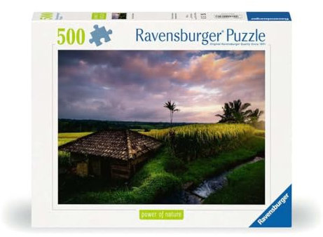 Ravensburger Puzzle 12000642 - Nature Edition, Reisfelder im Norden von Bali - 500 Teile Puzzle für Erwachsene und Kinder ab 12 Jahren, Puzzle mit Landschaft und Natur
