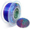 YOUSU Silk PLA Filament 1.75 mm, 3D Printer Filament Multicolour PLA, Silk Tri-Colour PLA 1 kg/Spool (2.2 lbs), Silk PLA Rose/Blue/Green