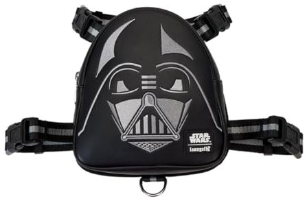 Loungefly Pets Star Wars Darth Vader Cosplay Mini Rucksack Hundegeschirr (Medium)
