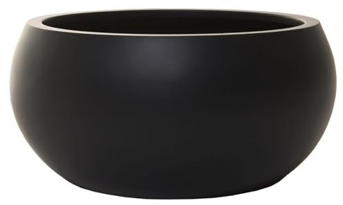 VIVANNO Blumentopf Fiberglas Morino Anthrazit (40x21)