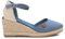 REFRESH - Sandalias con Cuña Mujer Jeans - Calzado Cómodo y Versátil - Moda casual - Modelo 17188206 (Talla 38)