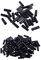 Bamyli 200 Stück Fahrrad Endkappen Bremszug, Bremszug Endhülsen Endkappen, Schaltzug Endhülse, Schwarz Schaltzug Bremsseil Schaltseil Fahrrad Bremszug Endkappen(100Pcs 5mm und 100Pcs 4mm)