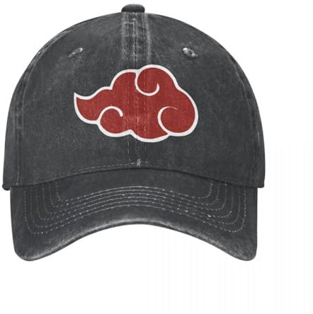 WVVCXCC Baseballmütze Unisex und modisch Akatsuki Pein Japan Anime Streetwear Harajuku Distressed Denim Washed Sun Cap Outdoor All Seasons Travel Caps Hut Sport Outdoor Geschenke