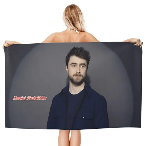 YOGAES Daniel Radcliffe, Strandtuch für Kinder, XXL-Strandtuch, Kinder, Jugendliche, Camping, Baden (A1,80 x 160 cm)