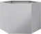 vidaXL Jardinière hexagone 69x60x45 cm Acier galvanisé, jardinière de Fleurs, jardinière de Patio, jardinière de Jardin, jardinière d'extérieur