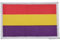 Bestickter Aufnäher mit spanischer republikanischer Flagge mit offiziellen Farben, gesticktes Wappen, bestickte Motorradflicken, Militär-Patch, Republikaner