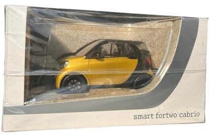Generisch Modellauto Smart Fortwo 453 Cabrio Sammlerstück Yellow