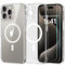 Yohii Funda para iPhone 15 Pro MAX, Compatible con 2 Piezas Cristal Templado [Protección de Cámara] Carcasa Magnética Grado Militar Antigolpes Resistente Arañazos Serie Classic, Transparente