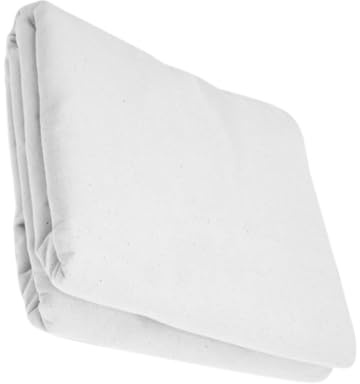 Malerdecke aus Baumwollstoff für Boden und Möbel, Weiß, Waschbar | Wiederverwendbar und Leicht zu Reinigen, Schützt Flächen vor Farbe, Staub und Schmutz