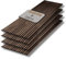 Akustikpaneele I 4 Stück je 60 x 120 cm I Wandpaneele Schalldämmung für optimale Raumakustik I Holzpaneele mit Echtholz-Furnier für akustische Schallabsorption (Walnuss Royal)