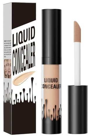 Lunaobrik Gesicht Concealer Make-up Concealer | Feuchtigkeitsspendender Highlighter Concealer | Langanhaltender Teint Booster Flüssige Foundation für Frauen