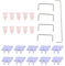 1Set Precise Maded Satellite Axles Plate Mount Stabilizer Set Mechanical Keyboard Build 2/6.25U Steel Wire
