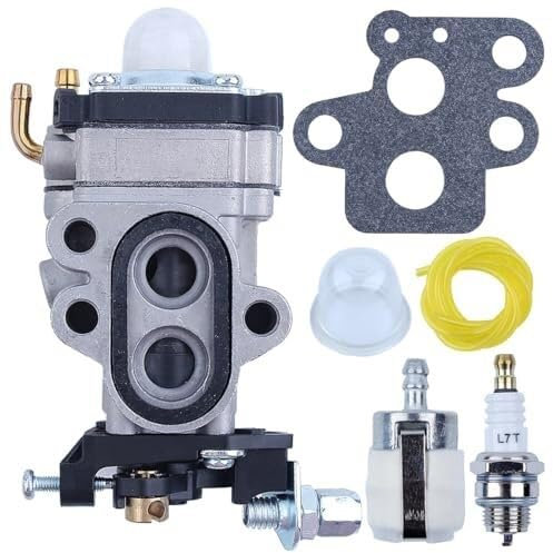 QDouiMOO Carburatori per Moto Kit Carburatore per Kawasaki per Kbl35A per Tj35E per Kbl27B Sttrimmer Decespugliatore 504 11 61-01 504116101 Sostituzione del Decespugliatore