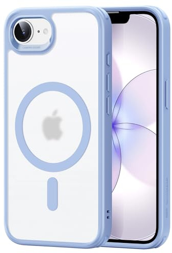 ESR Classic Hybrid für iPhone 17e/16e Hülle, Matt Hellblau | Ultradünn, Kompatibel mit MagSafe, 3X Militärschutz, Magnetische Hülle, Kratzfest, Anti-Fingerprint, Schlanke Passform