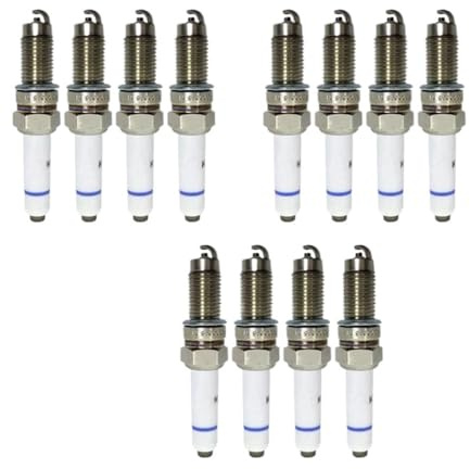 12 Stück 04C905616 0241140516 Auto-Zündkerze/Fit für VW Golf Golf 1,6 Bora Jette für Skoda C-Trek Sagitar für Citigo Yeti für Seat MII Zündkerze