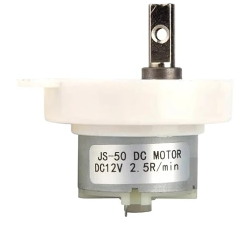Moteur à engrenages micro 3V6V WS-50GB3217 12V24V for four à micro-ondes Présentoir Moteur à courant continu à basse vitesse solaire(12V 20RPM)