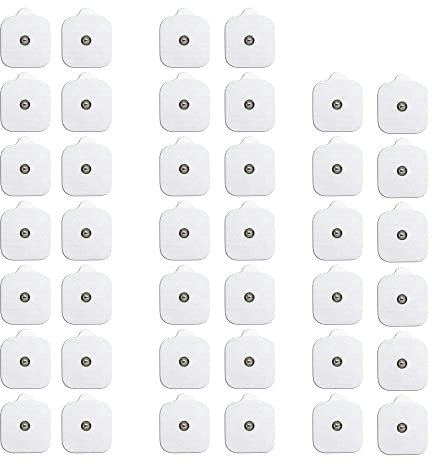 MED-FIT Flexi iSTIM 5 x 5 cm 40 pads Stud TENS SELF Adhesive Pads FIT BEURER, SANITAS and VIRTUALLY All TENS Massage Machines ON Amazon