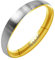 Everstone Damen Matt & Gebürstet 3MM Kuppelförmig Partnerringe Trauringe Eheringe aus Titan Zweifarbig: Gelbgold & Platin Lasergravur Ich liebe dich