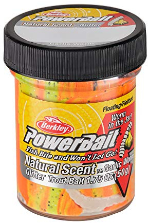 Berkley PowerBait Trout Dough Bait, Tequila Fire, 1.75oz