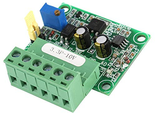 Fafeicy Spannungswandler, 3,3 V PWM- an 0-10 V D/A Digital-Analog-SPS-Modul, für die Signalschnittstellenumschaltung
