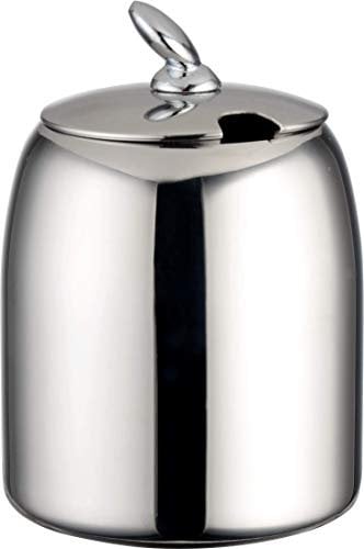 Café Olé CHS-012 Chatsworth Sugar Bowl, 12oz, 18/10 Stainless Steel with Mirror Finish, High Gloss Polish