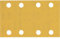 Bosch Professional 10x Carte abrasive Expert C470 con 8 fori (per Legno duro, Vernice su legno, 80x133 mm, Grana 320, accessorio Levigatrice orbitale)