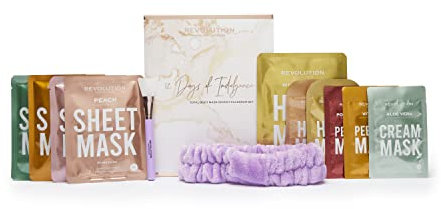 Revolution Skincare London, 12 Days of Indulgence, Total Body Mask Adventskalender-Set, 12 Teile