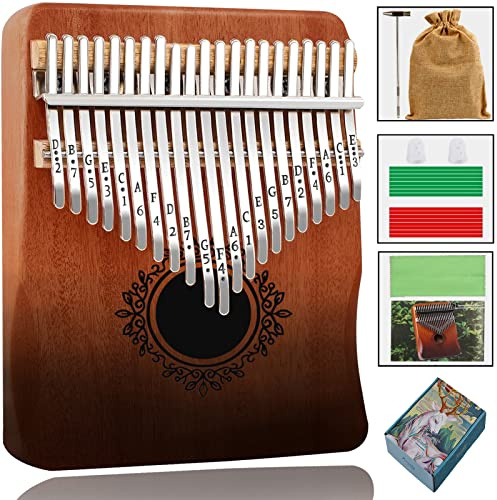 Kalimba 21 Keys ,Calimba , Portable Kalimba Thumb Piano , Finger Piano Kalimba 21 Keys , Thumb Piano for Adults and Beginners.