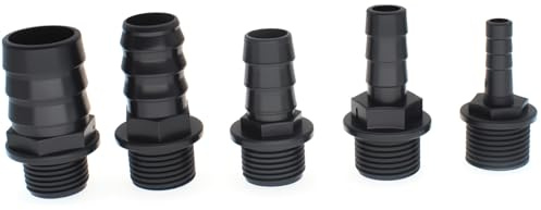 FDXGYH Brunnenpumpen-Düsen-Set, Ersatzadapter, 5 Größen, Kunststoffdüsen für Aquarium, Aquarium, Teich, Hydrokultur
