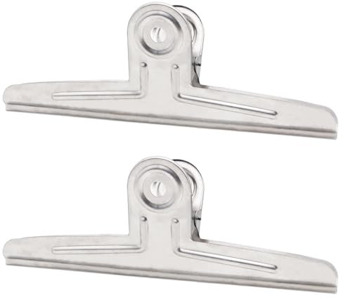 Extra großer Bull Clip Silber 30 CM 2 Stück Bull Klammern buchklammern Large Binders Clips Clamp File Holder klammern für tüten papier Datei Plakat