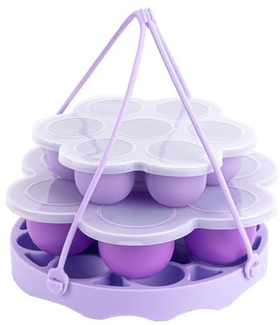 SHIDOW Silicone Egg Bites Molds for Instant Pot Accessories, Fit Instant Pot 5,6,8 qt Pressure Cooker, Silicone Egg Mold for Home Pressure Cookers Kitchen Restaurant.