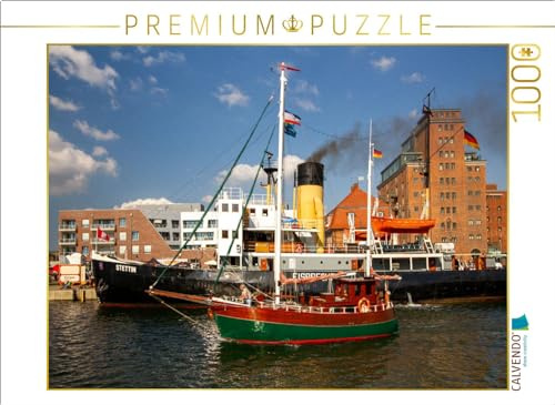 CALVENDO Puzzle Dampf-Eisbrecher STETTIN in Wismar | 1000 Teile Lege-Größe 64 x 48 cm Foto-Puzzle für glückliche Stunden