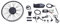 UESUENYENS 24 Zoll LCD E-Bike Conversion Kit Umbausatz Elektrofahrrad Ebike Conversion Motor Kit 36V 500W Scheibenbremse V-Brake Hinterrad Bike (Vorderrad)