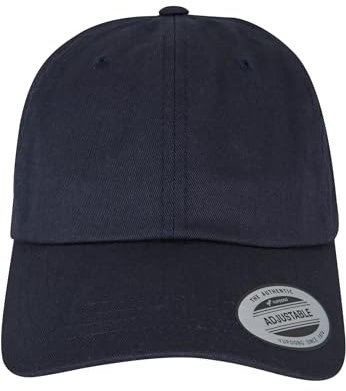 Flexfit Unisex 6245CM-Low Profile Cotton Twill Kappe, Dark Navy,Einheitsgröße