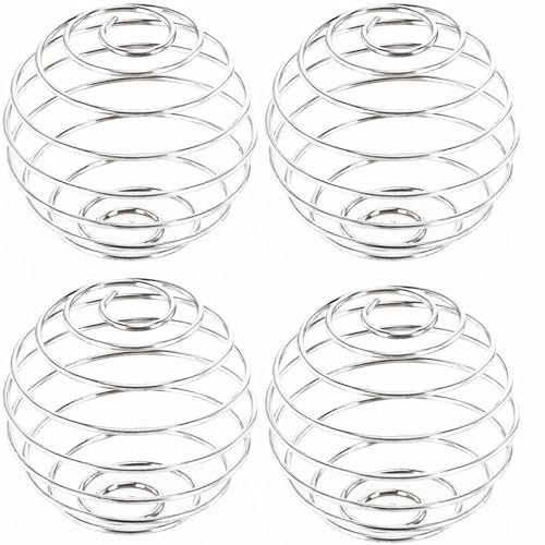 304 Stainless Steel Shaker Ball Wire Whisk Ball Shaker Mixer Mixing Ball Bottle Cup Blend Shaker Bottle Supplements Shaker Ball for Eggs,Protein (Diameter 5.5) 4 Pcs