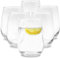 Maxito Trinkgläser ∣ Gläser Set 6 teilig ∣ Modernes Design Wassergläser ∣ Trinkgläser Set