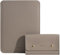 Yesmornsis PU-Leder Gepolsterte Laptophülle 14 Zoll Kompatibel mit 2024 MacBook Pro 14，Surface Laptop 13.5, Alter MacBook Pro 13 Retina mit Ladegerät-Tasche Farbe Camel