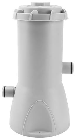 Pompa Filtro Piscina da 1000 GPH, Pompa per Piscina Pulita e Scintillante con Cartuccia Filtro GFCI per Piscine Fuori Terra e Piscine con Telaio, Ingressi e Uscite da 32 Mm,