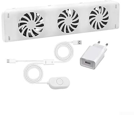 Heizkörper Ventilator,Lauf Ruhig Wärmeableitungslüfter, Smartes Heizgebläse Für Heizungen Mit 3 Verbesserten Lüfter Langlebiger Heizverstärker Für Unterheizungen Und Heizkörper(MXRV-S01 (Mono set))