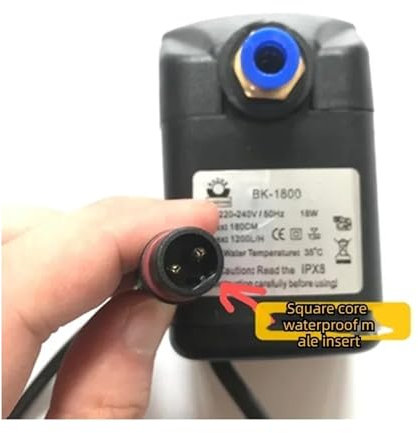 DEYIN 1 Uds. Bomba de Agua HG-390 XD-18 HG-410 Bomba de Agua con Ventilador de pulverización Bk-1800(BK1800 Male Plug)