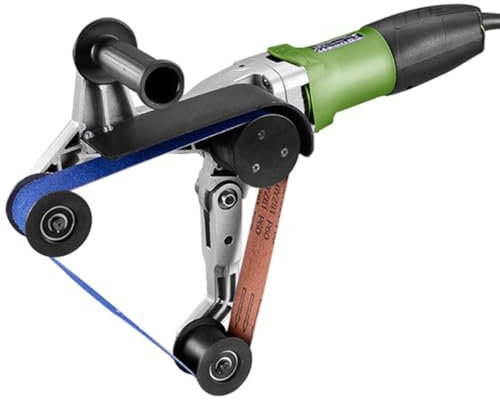 FBJAMZ Pipe Tube Polisher Sander,800W Electric Tube Pipe Belt Polisher, for Round Materials and Round Pipes
