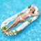 Bouee Piscine Filet, Shyllin Fauteuil Gonflable Piscine, Portable et Durable, Hamac sur l'eau, Adapté à La Photographie, éTé, FêTe, Matelas Piscine Gonflable, BouéE Piscine Adulte (Vert Fleur)