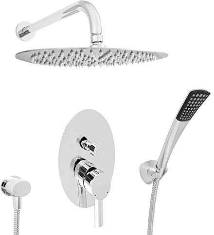 Welfenstein Unterputz Set FA24-EO1 oval Regendusche komplettes Duschset