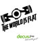 Decus The World is Flat // Sticker OEM JDM Style Aufkleber