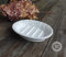 Flair Vitrine Seifenschale Seifenablage Schale -Pansy White- Keramik weiß Bad Nostalgie Landhaus Shabby French