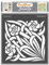 CrafTreat wiederverwendbare Ranken-Blumen-Schablonen zum Malen auf Holz, Leinwand, Papier, Stoff und Wand – Buntglas-Blumen- und Ranken-Schablonen – 15,2 x 15,2 cm – DIY-Kunst- und Bastelschablonen