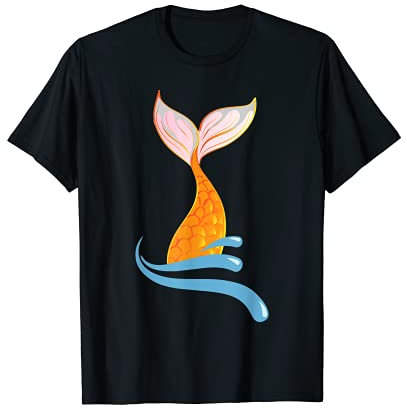 Meerjungfrauen Flosse Flossen für Nixe oder Meerjungfrau T-Shirt