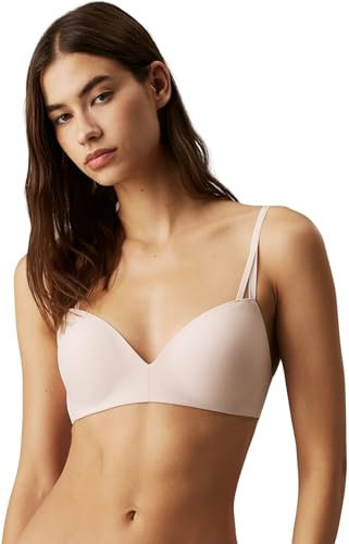 Calvin Klein Women’s Lift Stretch Demi Cup Bra, Beige (Beechwood), 38C