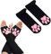 Cat Paw Thigh High Socks and Gloves, Cute 3D Toe Beans Socks Mittens Kitten Claw Pads for Women Cosplay, Black, One Size