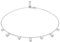 Swarovski Stilla Attract Choker, Rhodinierte Halskette mit Strahlenden Swarovski Kristallen